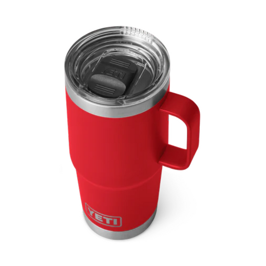 YETI RAMBLER R20oz 591ML TRAVEL MUG [CLR:RESCUE RED]