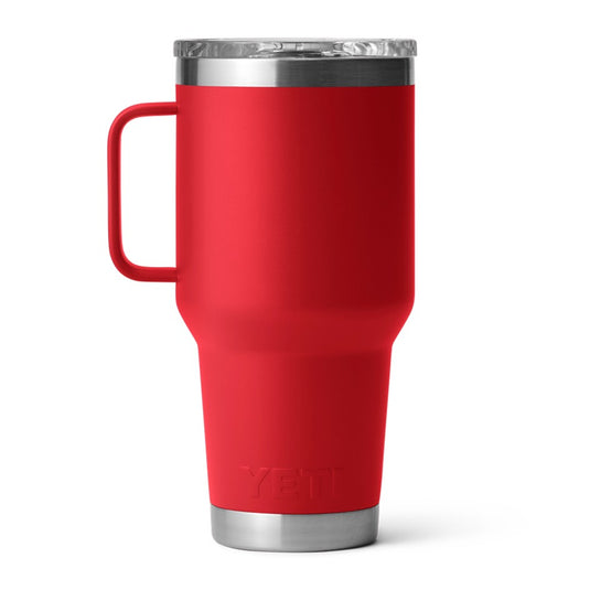 YETI RAMBLER R30oz 887ML TRAVEL MUG [CLR:RESCUE RED]