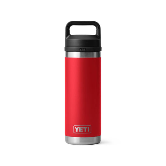 YETI RAMBLER BOTTLE 18oz 532ml WITH CHUG CAP [CLR:RESCUE RED]