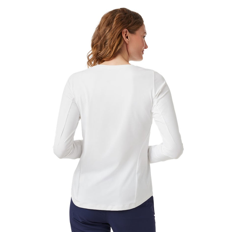 Load image into Gallery viewer, YETI CREW NECK SUNSHIRT WOMENS [CLR:WHITE SZ:LARGE]
