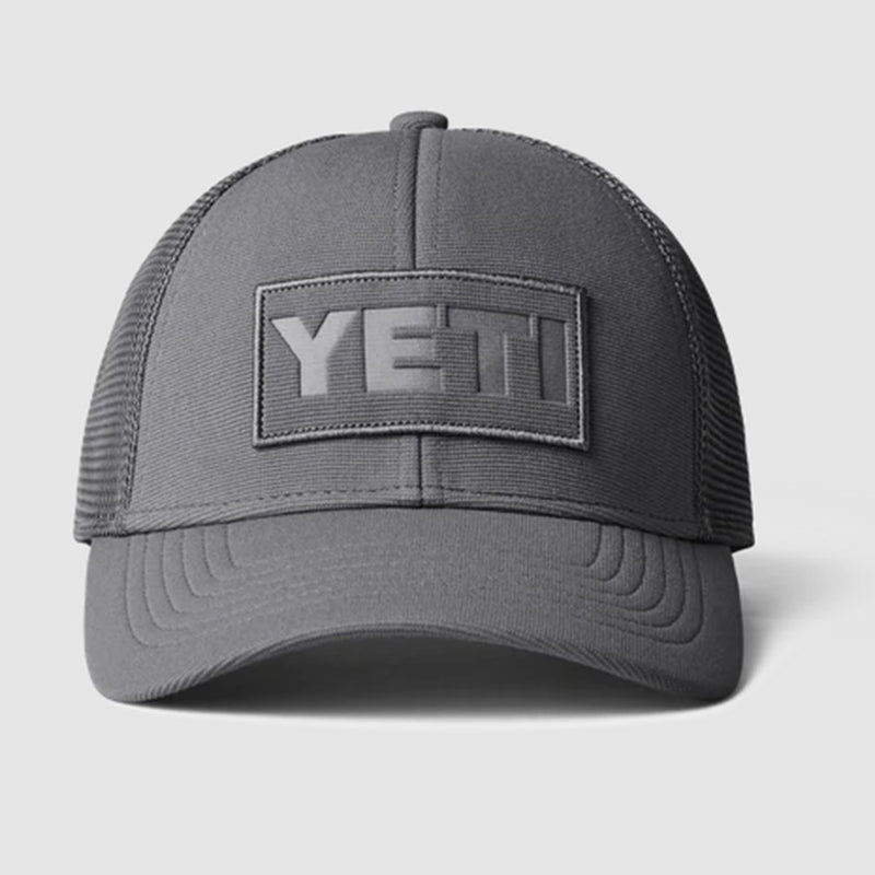 Load image into Gallery viewer, YETI PATCH TRUCKER HAT NAVY ON NAVY

