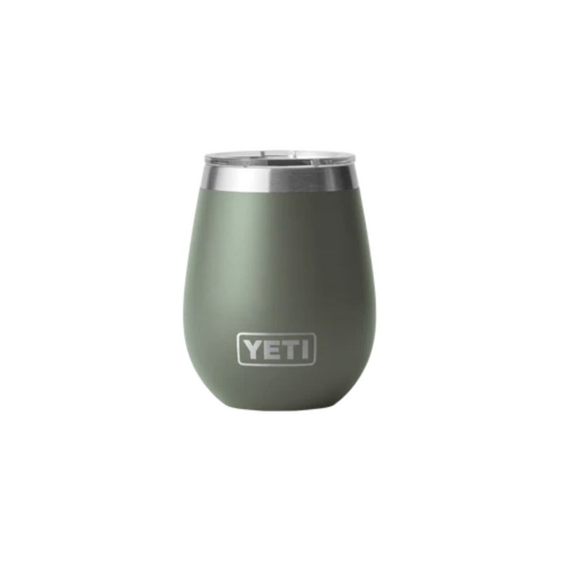 Load image into Gallery viewer, YETI RAMBLER 10oz 296ml WINE TUMBLER WITH MAGSLIDER LID [CLR:CAMP GREEN]
