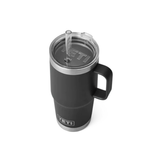 YETI RAMBLER 35oz 1035ML MUG WITH STRAW LID [CLR:BLACK]