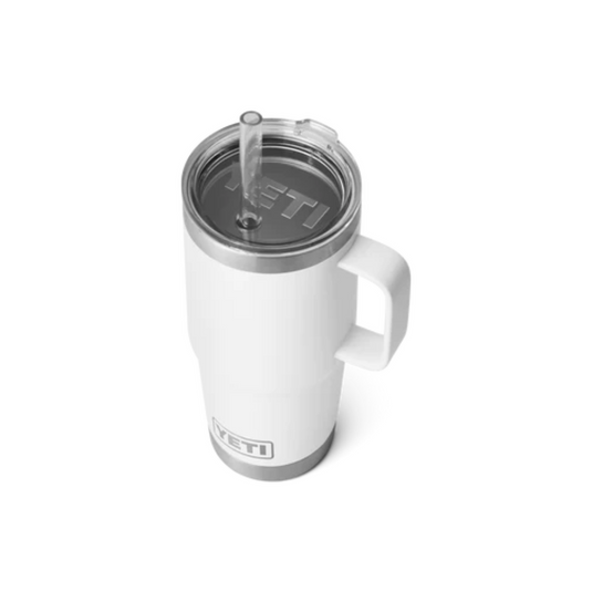 YETI RAMBLER 35oz 1035ML MUG WITH STRAW LID [CLR:WHITE]