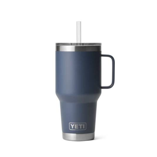 YETI RAMBLER 35oz 1035ML MUG WITH STRAW LID [CLR:NAVY]