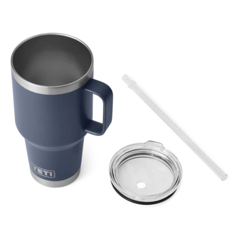 Load image into Gallery viewer, YETI RAMBLER 35oz 1035ML MUG WITH STRAW LID [CLR:NAVY]
