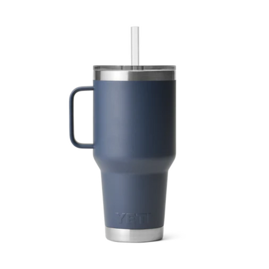 YETI RAMBLER 35oz 1035ML MUG WITH STRAW LID [CLR:NAVY]