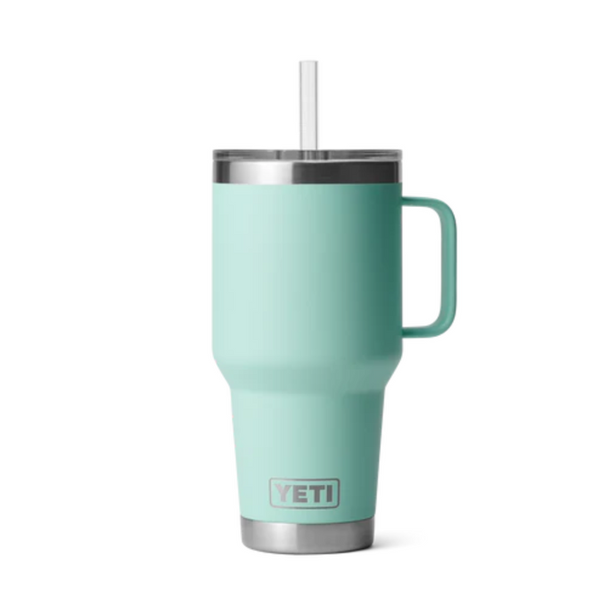 YETI RAMBLER 35oz 1035ML MUG WITH STRAW LID [CLR:SEAFOAM]