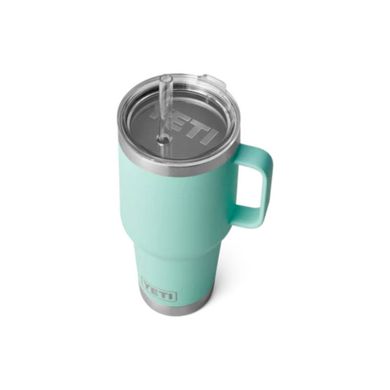 Load image into Gallery viewer, YETI RAMBLER 35oz 1035ML MUG WITH STRAW LID [CLR:SEAFOAM]
