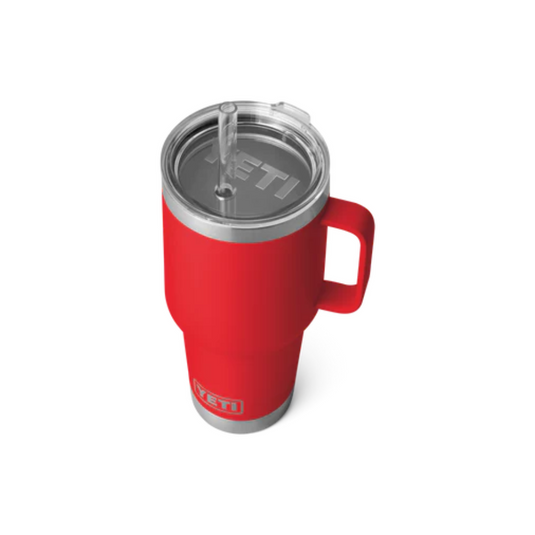 YETI RAMBLER 35oz 1035ML MUG WITH STRAW LID [CLR:RESCUE RED]