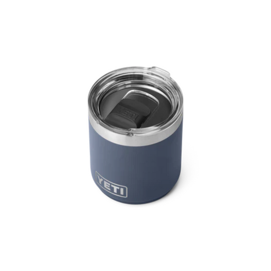 YETI RAMBLER 10oz 296ml LOWBALL STACKABLE WITH MAGSLIDER LID [CLR:NAVY]