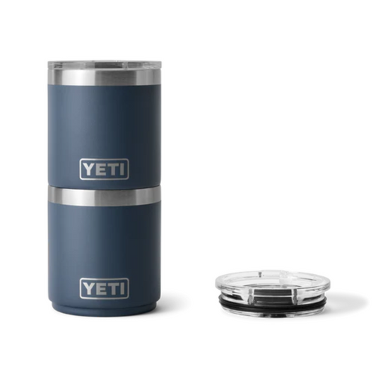 YETI RAMBLER 10oz 296ml LOWBALL STACKABLE WITH MAGSLIDER LID [CLR:NAVY]
