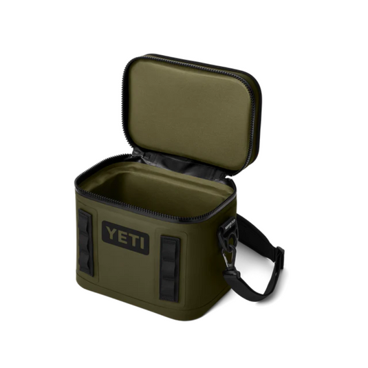 YETI HOPPER FLIP 8 SOFT COOLER [CLR:OLIVE/BLACK]