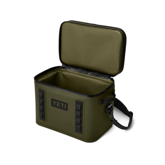 YETI HOPPER FLIP 18 SOFT COOLER [CLR:OLIVE/BLACK]