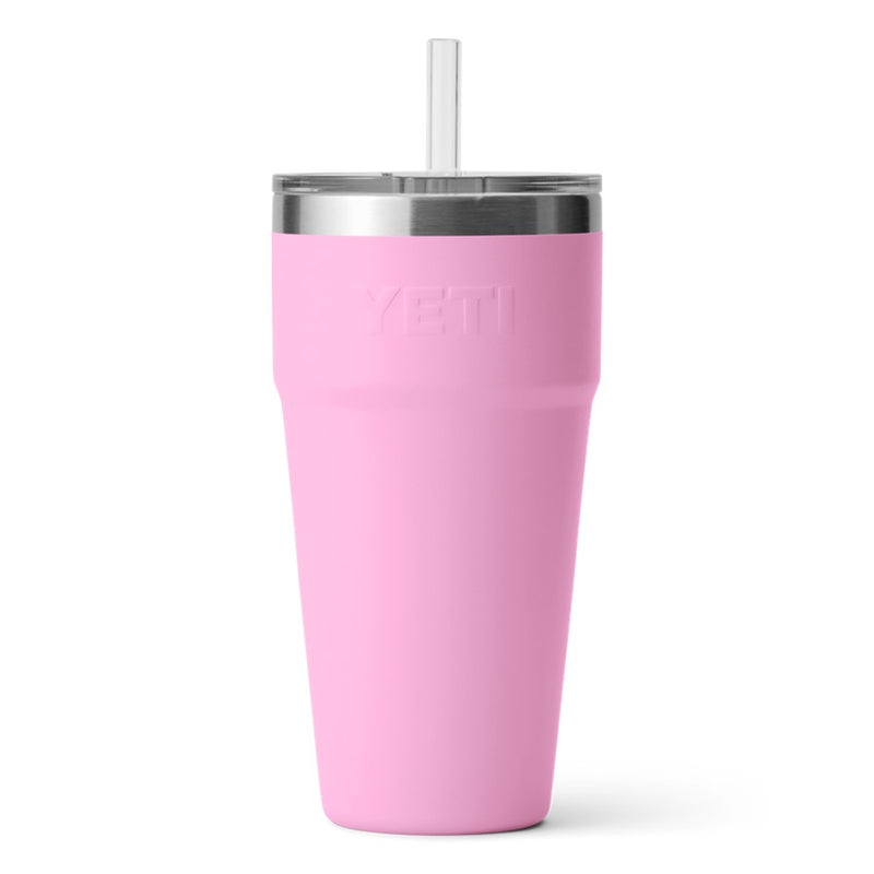 Load image into Gallery viewer, YETI RAMBLER 26oz 769ml STRAW STACKABLE CUP POWER PINK
