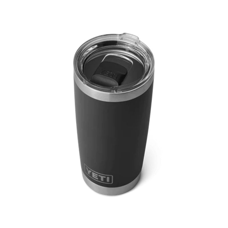 Load image into Gallery viewer, YETI RAMBLER 20oz 591ML TUMBLER WITH MAGSLIDER LID [CLR:BLACK]
