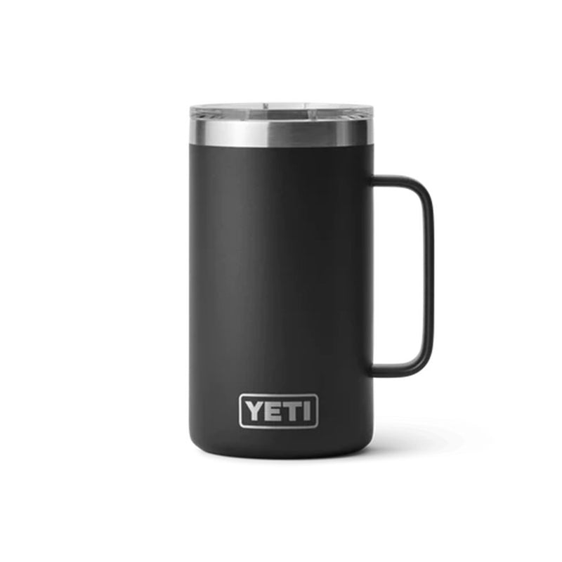 Load image into Gallery viewer, YETI RAMBLER 24oz 710ML MUG WITH MAGSLIDER LID [CLR:BLACK]
