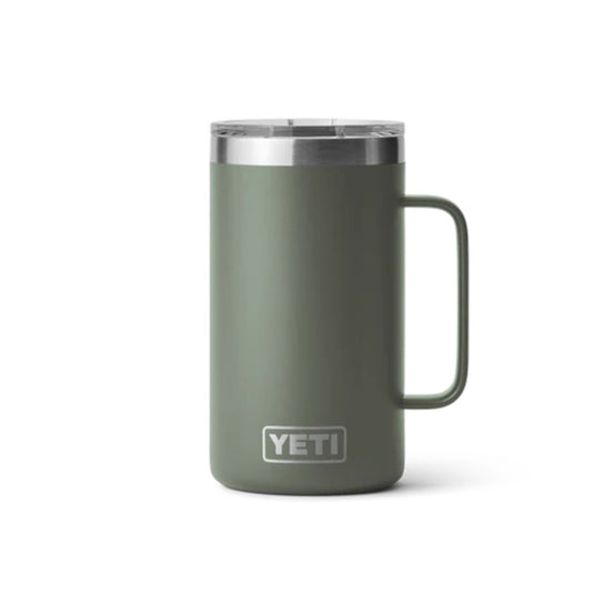 YETI RAMBLER 24oz 710ML MUG WITH MAGSLIDER LID [CLR:CAMP GREEN]
