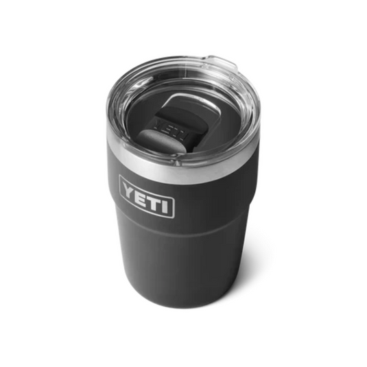 YETI RAMBLER 16oz 473ml STACKABLE CUP [CLR:BLACK]
