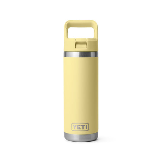 YETI RAMBLER BOTTLE 18oz 532ml WITH STRAW CAP [CLR:DAYBREAK YELLOW]