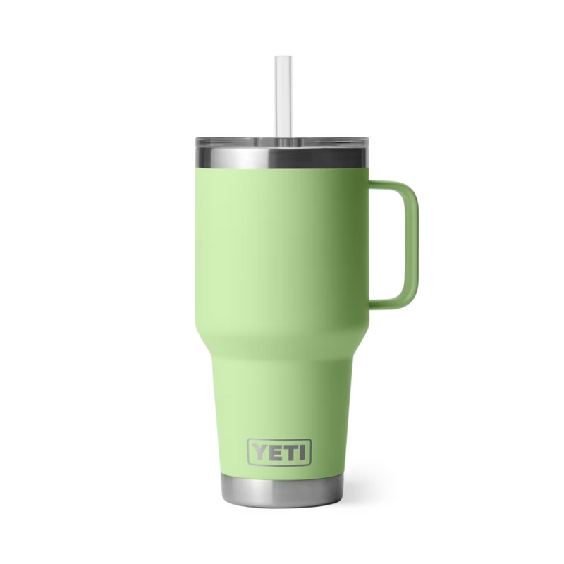 Load image into Gallery viewer, ZNLA YETI RAMBLER 35oz 1035ML MUG WITH STRAW LID [CLR:KEY LIME]
