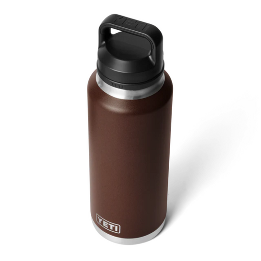 YETI RAMBLER BOTTLE 46oz 1.4L WITH CHUG CAP [CLR:WETLANDS BROWN]