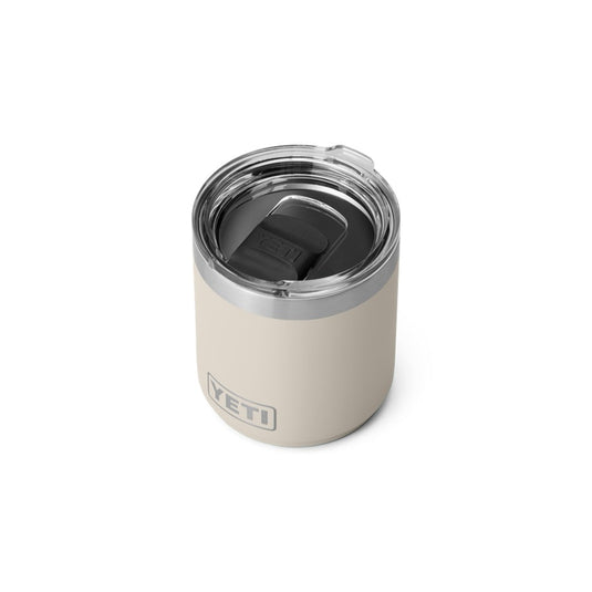 YETI RAMBLER 10oz 296ml LOWBALL STACKABLE WITH MAGSLIDER LID [CLR:CAPE TAUPE]