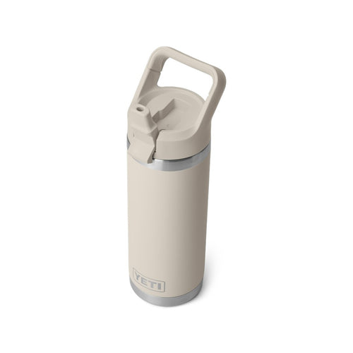 YETI RAMBLER BOTTLE 18oz 532ml WITH STRAW CAP [CLR:CAPE TAUPE]