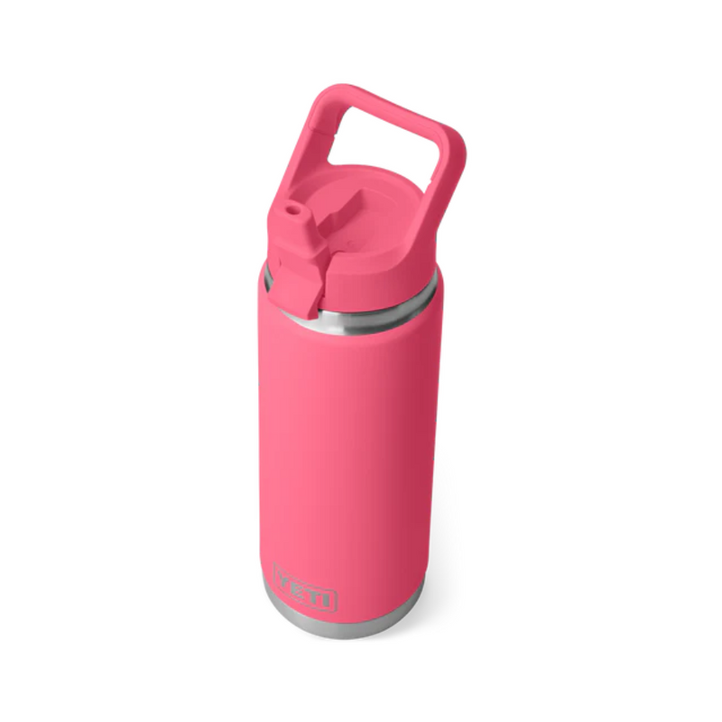 Load image into Gallery viewer, YETI RAMBLER BOTTLE 26oz 760ml WITH STRAW CAP [CLR:TROPICAL PINK]
