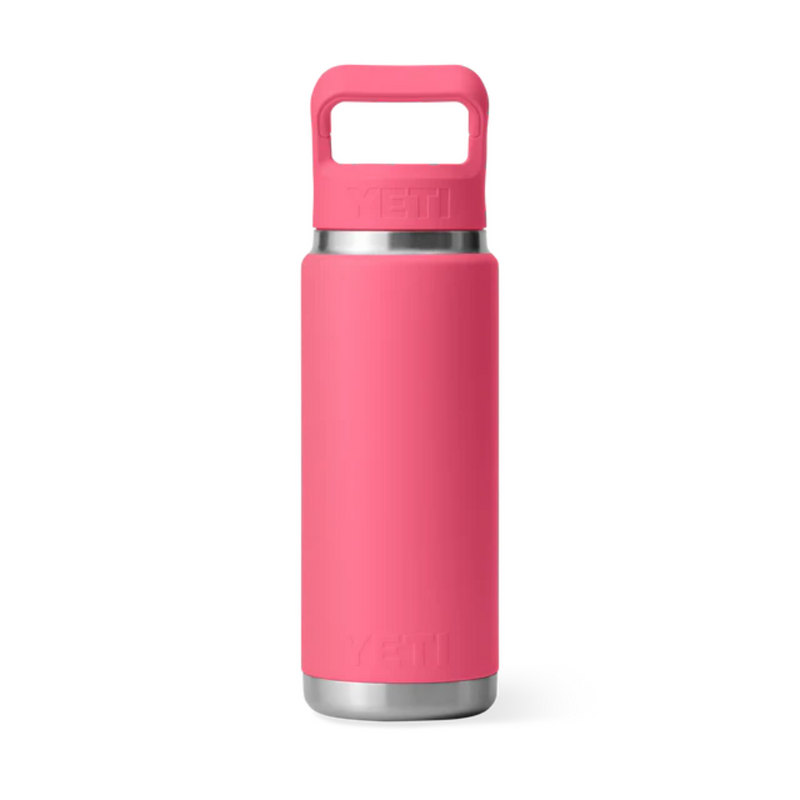 Load image into Gallery viewer, YETI RAMBLER BOTTLE 26oz 760ml WITH STRAW CAP [CLR:TROPICAL PINK]
