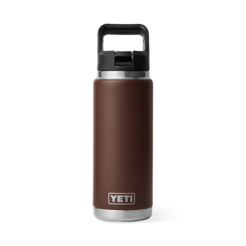 Load image into Gallery viewer, YETI RAMBLER BOTTLE 26oz 760ml WITH STRAW CAP [CLR:WETLANDS BROWN]
