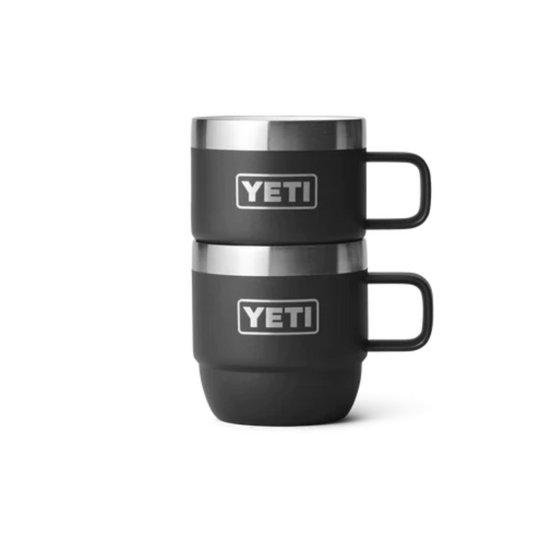 Load image into Gallery viewer, YETI RAMBLER 6oz 177ML ESPRESSO STACKABLE MUG 2 PK [CLR:BLACK]
