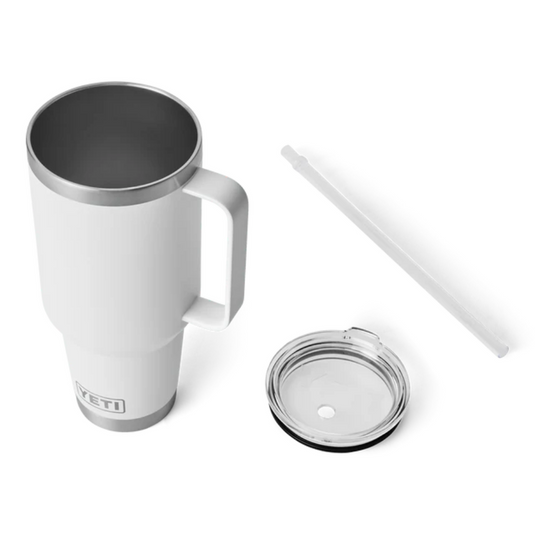 YETI RAMBLER 42oz 1.2L STRAW MUG [CLR:WHITE]