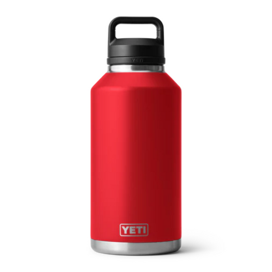 YETI RAMBLER BOTTLE 64oz 1.9L WITH CHUG CAP [CLR:RESCUE RED]