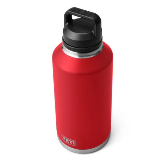 YETI RAMBLER BOTTLE 64oz 1.9L WITH CHUG CAP [CLR:RESCUE RED]