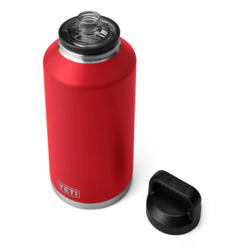 Load image into Gallery viewer, YETI RAMBLER BOTTLE 64oz 1.9L WITH CHUG CAP [CLR:RESCUE RED]
