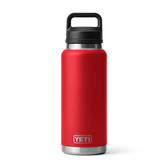 YETI RAMBLER BOTTLE 36oz 1065ML WITH CHUG CAP [CLR:RESCUE RED]