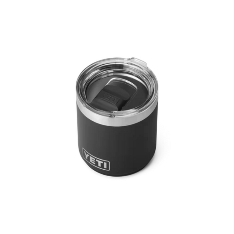 Load image into Gallery viewer, YETI RAMBLER 10oz 296ml LOWBALL STACKABLE WITH MAGSLIDER LID [CLR:BLACK]
