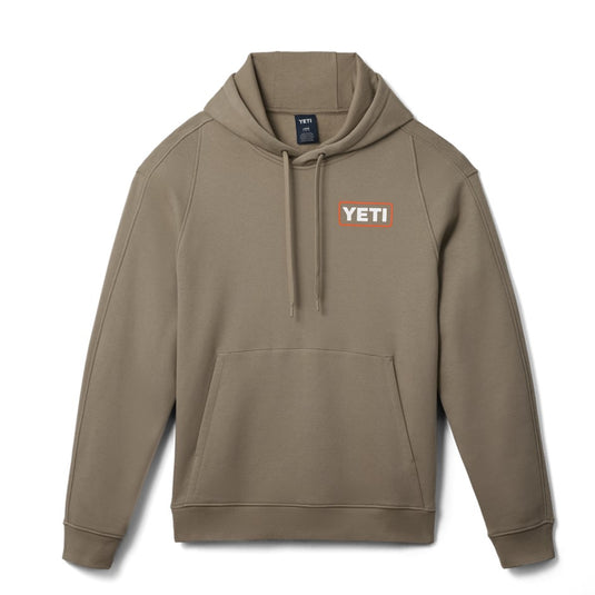 YETI FLEECE HOODIE PULLOVER WETLANDS TAUPE [SZ:X-SMALL]