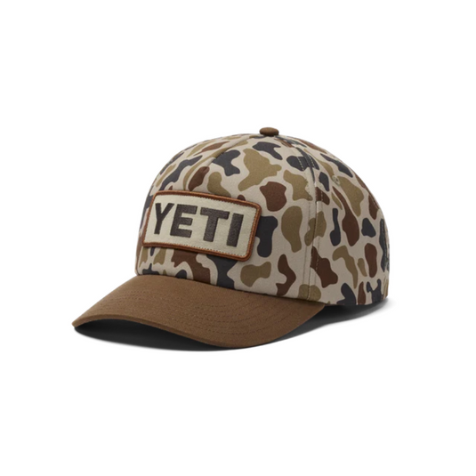 YETI WETLANDS LOGO SNAP BACK CAMO CAP