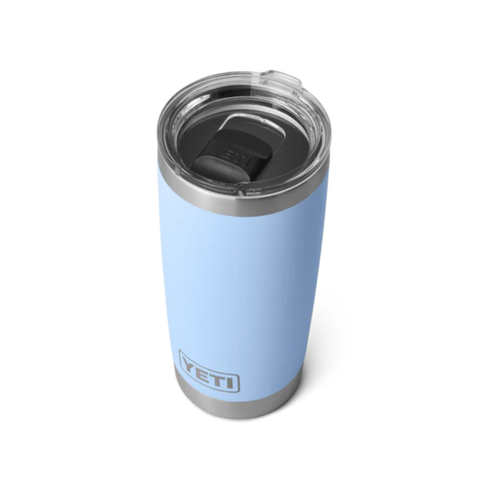 YETI RAMBLER 20oz 591ML TUMBLER WITH MAGSLIDER LID [CLR:BIG SKY BLUE]