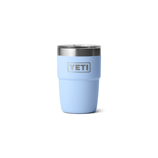 YETI RAMBLER 8oz 236ML STACKABLE CUP WITH MAGSLIDER LID [CLR:BIG SKY BLUE]