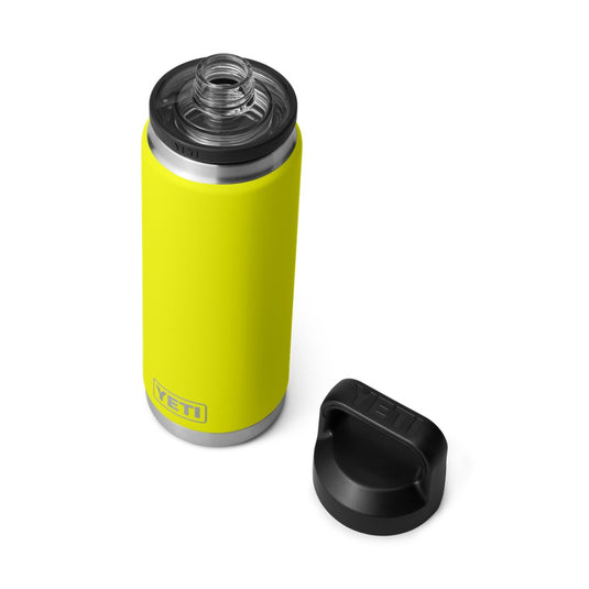 YETI RAMBLER BOTTLE 26oz 760ML WITH CHUG CAP [CLR:FIREFLY YELLOW]