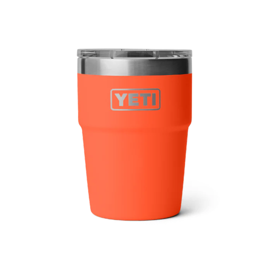 YETI RAMBLER 16oz 473ml STACKABLE CUP [CLR:PAPAYA]