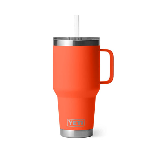 YETI RAMBLER 35oz 1035ML MUG WITH STRAW LID [CLR:PAPAYA]
