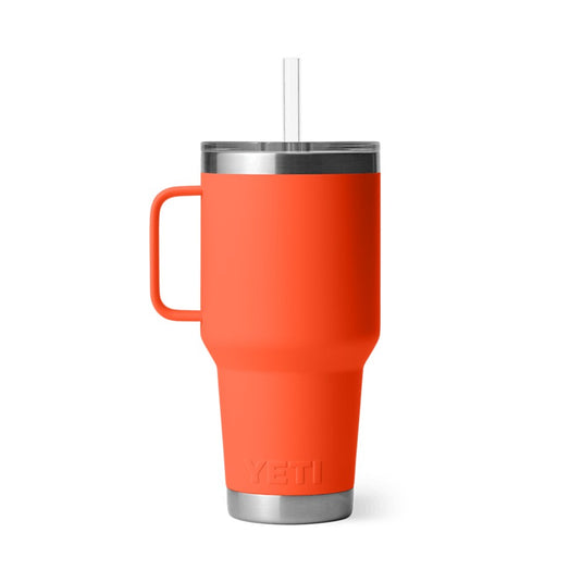 YETI RAMBLER 35oz 1035ML MUG WITH STRAW LID [CLR:PAPAYA]