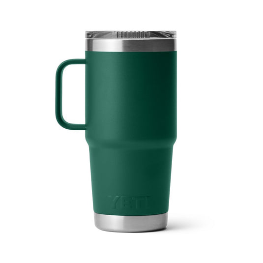 YETI RAMBLER R20oz 591ML TRAVEL MUG [CLR:BLACK FOREST GREEN]