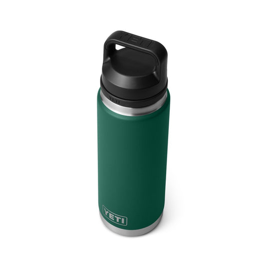 YETI RAMBLER BOTTLE 26oz 760ML WITH CHUG CAP [CLR:BLACK FOREST GREEN]