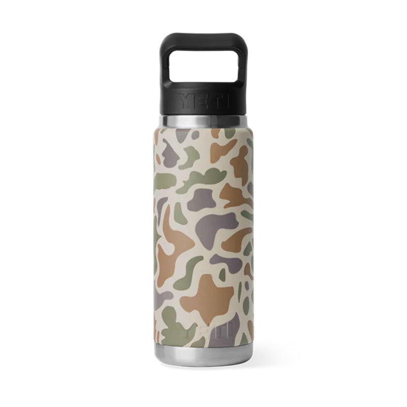 Load image into Gallery viewer, YETI RAMBLER BOTTLE 26oz 760ml WITH STRAW CAP [CLR:TAN CAMO]
