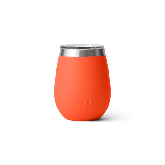 YETI RAMBLER 10oz 296ml WINE TUMBLER WITH MAGSLIDER LID [CLR:PAPAYA]